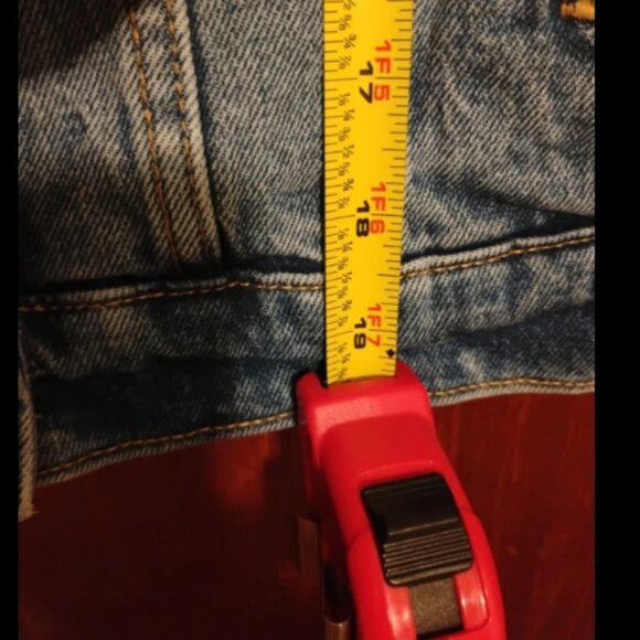 Abercrombie & Fitch Denim Distressed Trucker Button Up Women XS Jacket - Picture 10 of 11